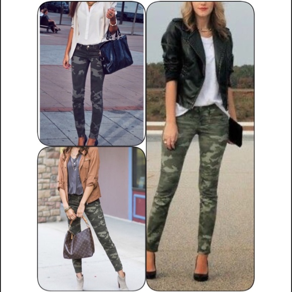 LOFT Pants - ANN TAYLOR LOFT GREEN CAMO PANTS